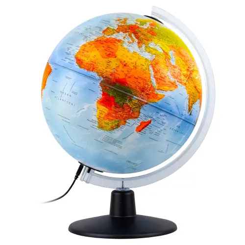 Gaia globus podświetlany fizyczny / polityczny, kula 30 cm Nova Rico