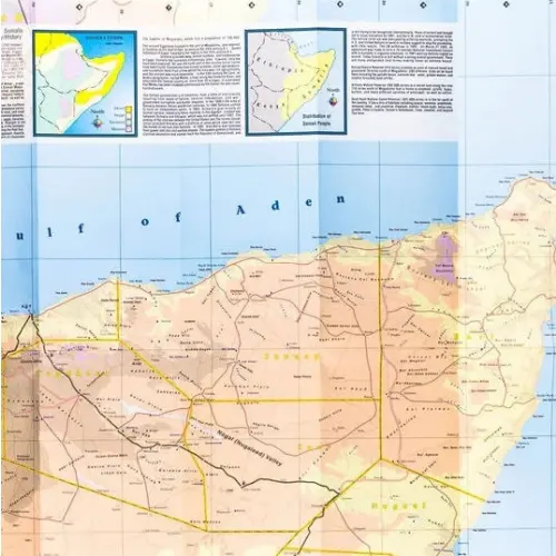 Somalia, Róg Afryki, 1:1 700 000 / 1:3 400 000
