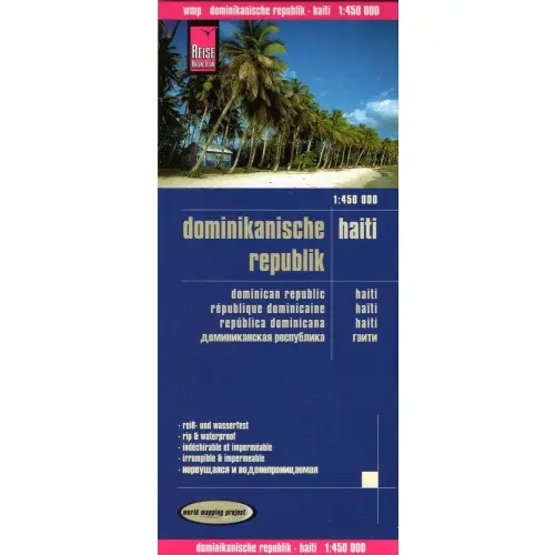 Dominikanische Republik Haiti, 1:450 000