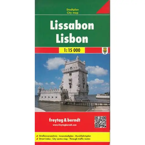 Lizbona mapa 1:15 000 Freytag & Berndt
