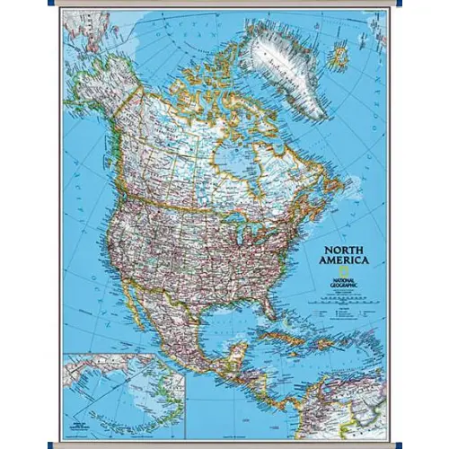 Ameryka Północna Classic mapa ścienna polityczna 1:8 950 000