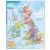 Wielka Brytania mapa ścienna kody pocztowe arkusz laminowany 1:1 200 000