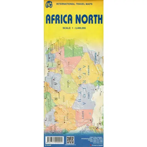 Africa North, 1:3 400 000