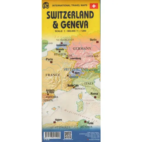 Geneva & Switzeland, 1:7 000 / 1:360 000
