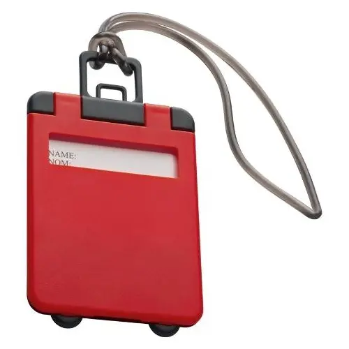 Identyfikator bagażu Kemer - czerwony