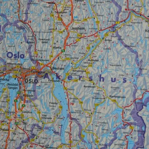 Szwecja mapa ścienna 1:600 000 Freytag & Berndt