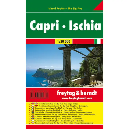 Capri Ischia mapa 1:30 000 Freytag & Berndt