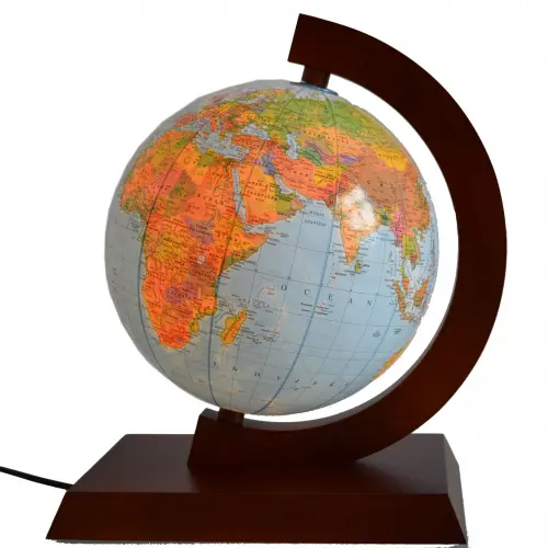 Globus podświetlany polityczno-fizyczny, 42 cm