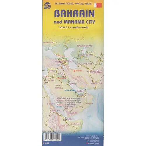Bahrajn i Manama mapa 1:115 000 / 1:10 000 ITMB