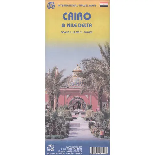 Kair i Delta Nilu mapa 1:12 500 / 1:700 000 ITMB