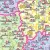 Ukraina mapa ścienna kody pocztowe arkusz laminowany 1:1 000 000