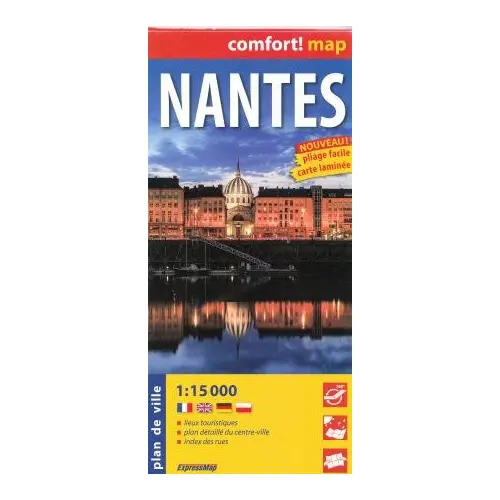 Nantes Francja mapa 1 : 15 000 ExspressMap