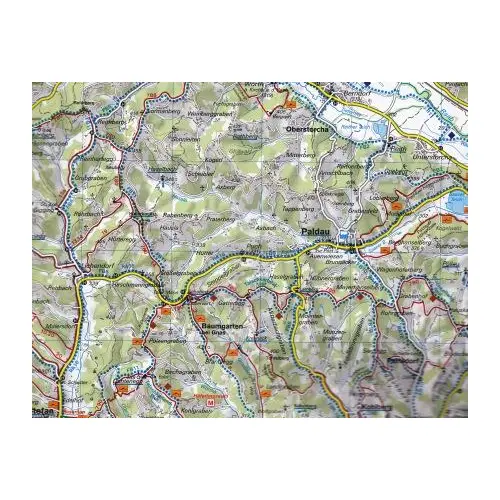 Sudoststeirisches Hugelland mapa 1:50 000 Freytag & Berndt