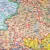 Niemcy mapa ścienna kody pocztowe na podkładzie magnetycznym 1:700 000