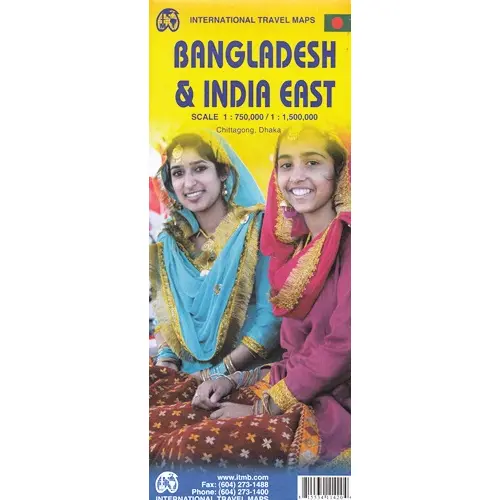 Bangladesz Indie wschodnie 1:750 000 / 1:500 000 IMTB