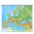 Europa mapa ścienna dwustronna fizyczna. do ćwiczeń 1: 3 250 000 Nowa Era