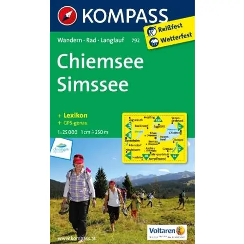 Chiemsee - Simssee, 1:25 000