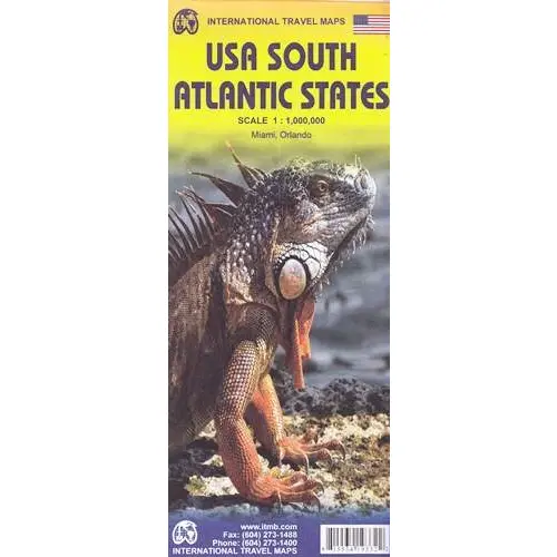 USA South Atlantic States, 1:1 000 000