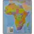 Afryka mapa ścienna polityczna na podkładzie do wpinania 1:8 000 000