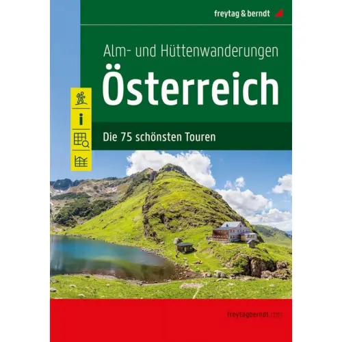 Austria atlas - wędrówki po schroniskach, 1:75 000