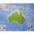 Australia mapa ścienna polityczna arkusz laminowany, 1:7 000 000