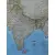 Indie Classic mapa ścienna polityczna arkusz papierowy 1:5 545 000