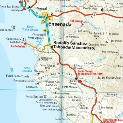 Baja California, 1:650 000