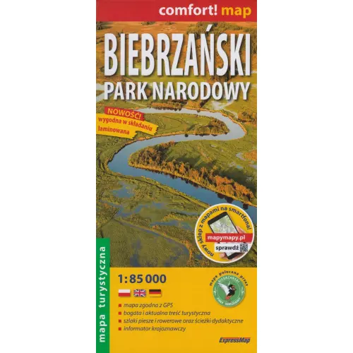 Biebrzański Park Narodowy, 1:85 000