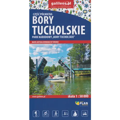 Bory Tucholskie - część północna, 1:50 000