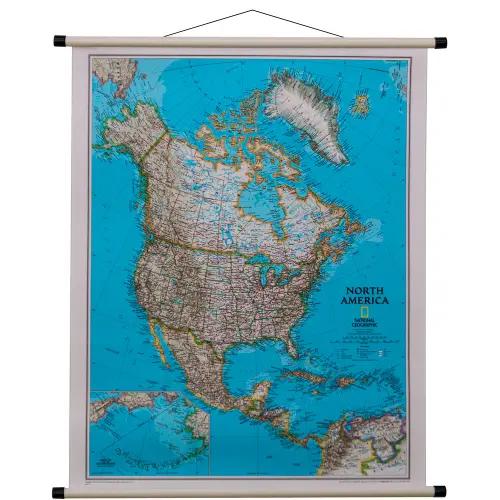 Ameryka Północna Classic mapa ścienna polityczna 1:14 009 000