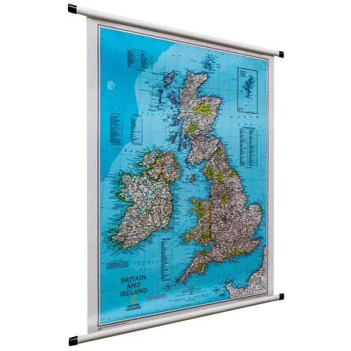 Wielka Brytania, Irlandia Classic mapa ścienna polityczna 1:1 687 000