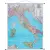 Włochy mapa ścienna kody pocztowe 1:1 000 000
