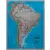 Ameryka Południowa Classic mapa ścienna polityczna arkusz laminowany 1:11 121 000