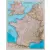 Francja, Belgia, Holandia Classic mapa ścienna polityczna arkusz papierowy 1:1 955 000
