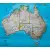 Australia Classic mapa ścienna polityczna arkusz laminowany 1:6 413 000