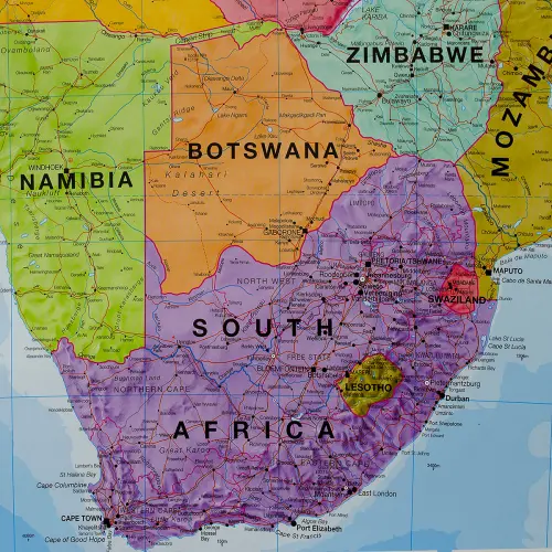 Afryka mapa ścienna polityczna 1:8 000 000