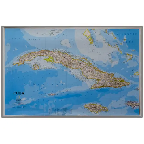 Kuba Classic mapa ścienna polityczna na podkładzie 1:1 500 000