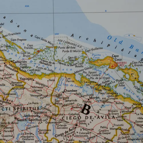 Kuba Classic mapa ścienna polityczna na podkładzie 1:1 500 000