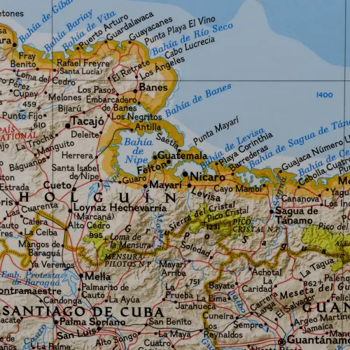 Kuba Classic mapa ścienna polityczna arkusz laminowany 1:1 500 000