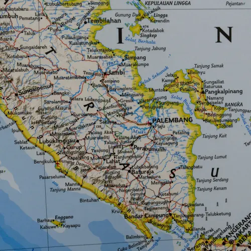 Azja Południowo-Wschodnia Classic mapa ścienna polityczna na pokładzie magnetycznym 1:6 497 000
