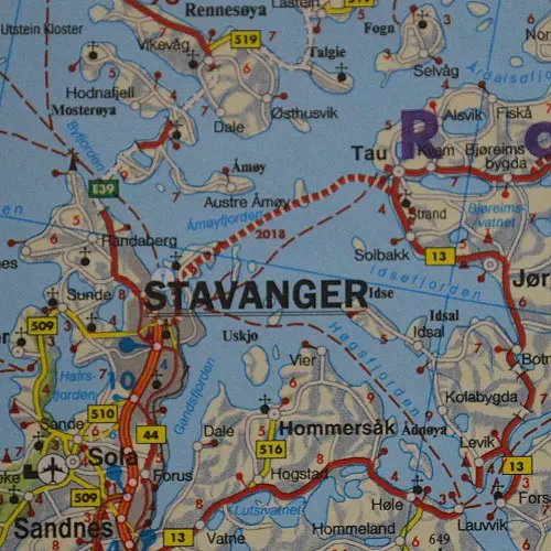 Norwegia mapa ścienna 1:600 000 Freytag & Berndt