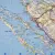 Chorwacja mapa ścienna arkusz laminowany 1:500 000