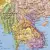 Azja mapa ścienna polityczna arkusz papierowy 1:9 000 000