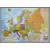 Europa mapa ścienna polityczna na podkładzie do wpinania znaczników 1:4 300 000