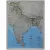 Indie Classic mapa ścienna polityczna na podkładzie magnetycznym 1:5 545 000