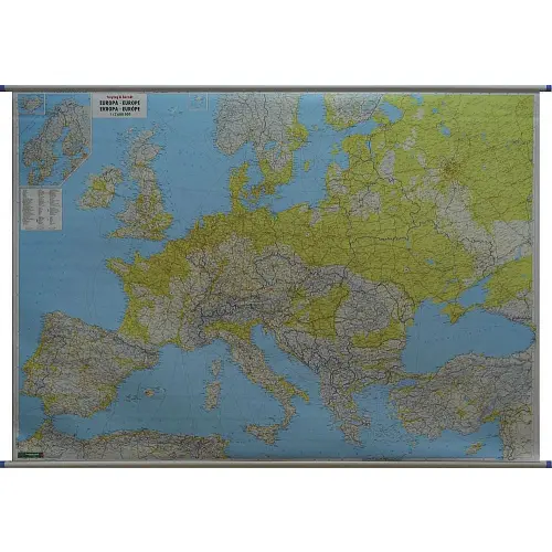 Europa mapa ścienna fizyczna 1:2 600 000