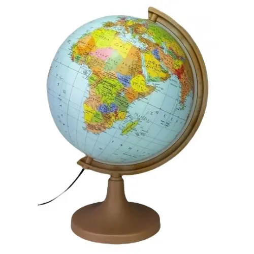 Globus polityczny, podświetlany 32cm Zachem