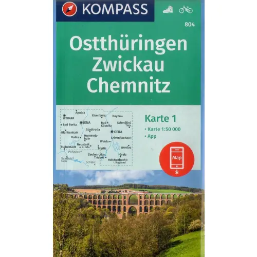 Ostthüringen, Zwickau, Chemnitz, 1:50 000
