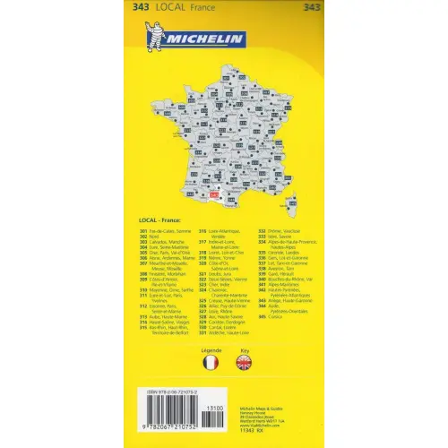 Ariège, Haute-Garonne, 1:150 000