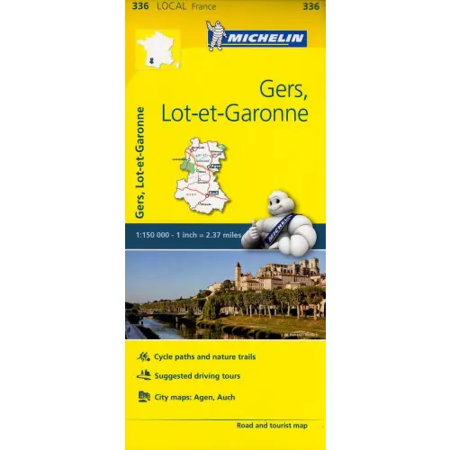 Gers, Lot-et-Garonne, 1:150 000